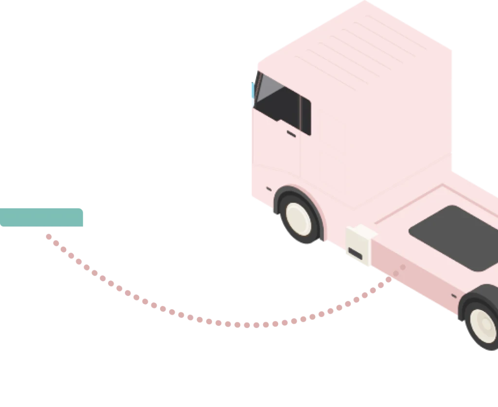 Camion per il trasporto merci su strada