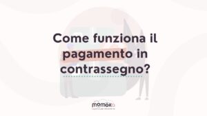 Momoka – pagamento in contrassegno con illustrazione stilizzata di persone e pacchi