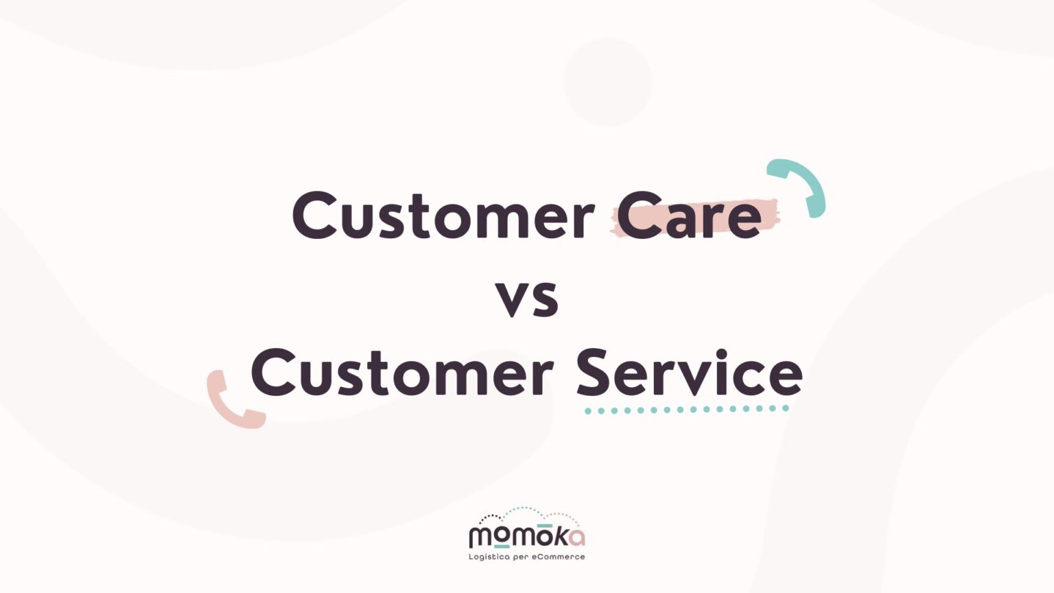 Momoka – grafica “Customer Care vs Customer Service”