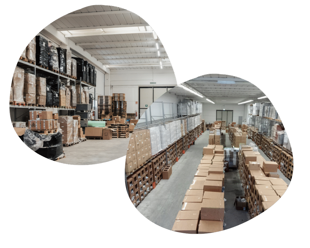 Magazzino logistico Momokacorp per l'e-commerce: stoccaggio, gestione inventario e fulfillment per un partner logistico perfetto.