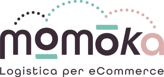 Logo Momokacorp: logistica e fulfillment professionale per e-commerce.