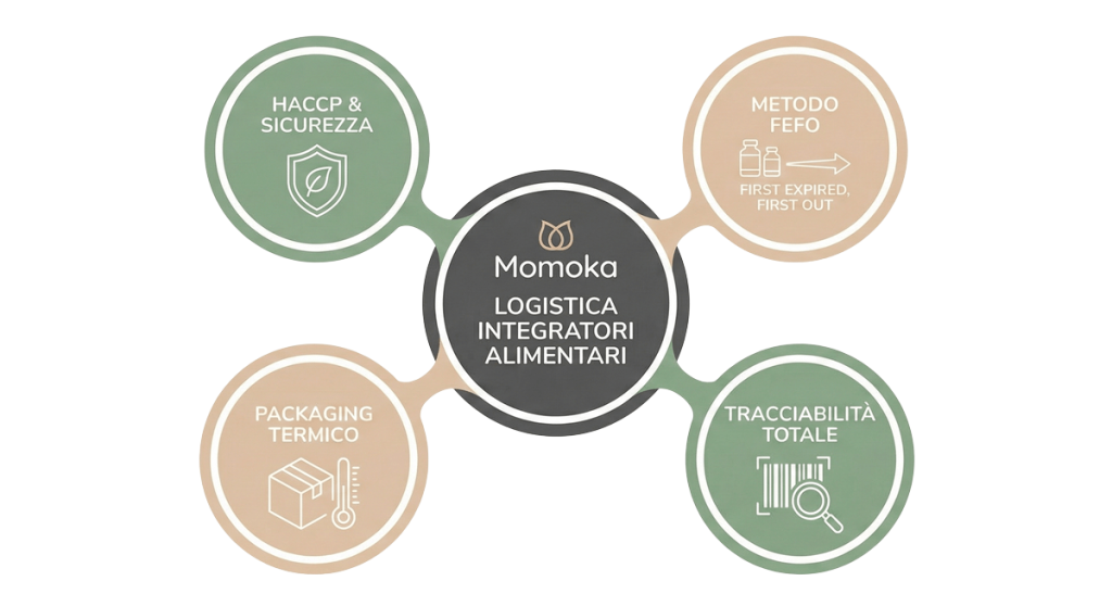 Infografica che mostra il valore del mercato nutraceutico di 5 miliardi di euro nel 2025, basato sui pilastri di innovazione, crescita, salute e sostenibilità.